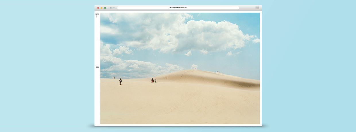 Eric Tadros design webdesign photographes mission photographique site internet responsive